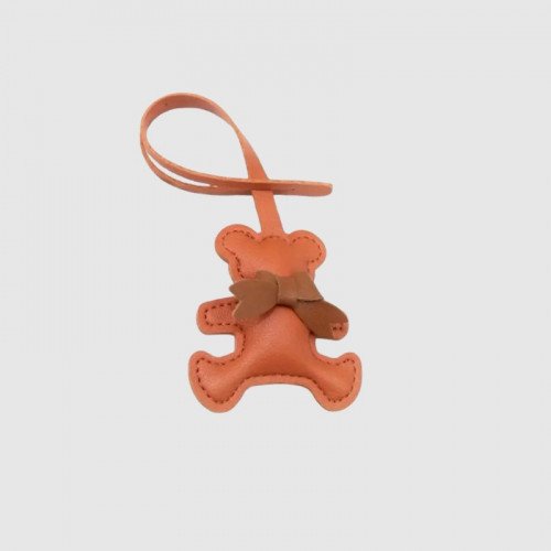 Orange Teddy Bear Charm